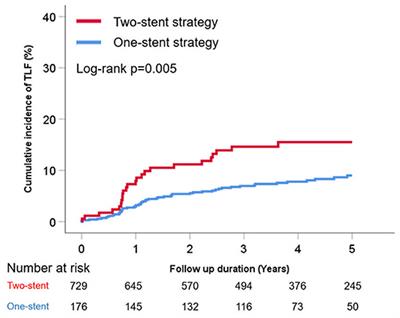 Bifurcation strategies using second-generation drug-eluting stents on clinical outcomes in diabetic patients